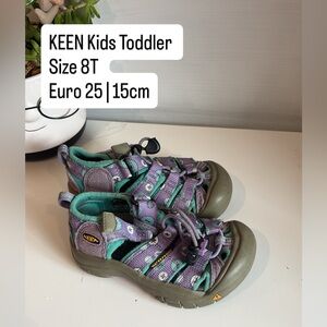 VGUC KEEN Sandals Shoes Kids Toddler  Size 8T US  Euro 25